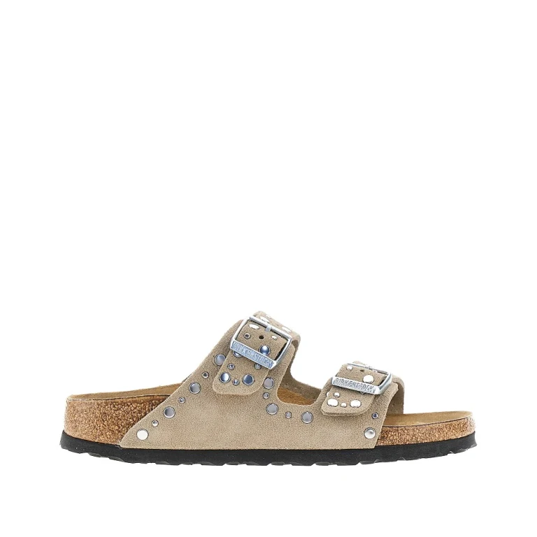 BIRKENSTOCK 'Arizona Rivet' suede leather sandals Woman 36