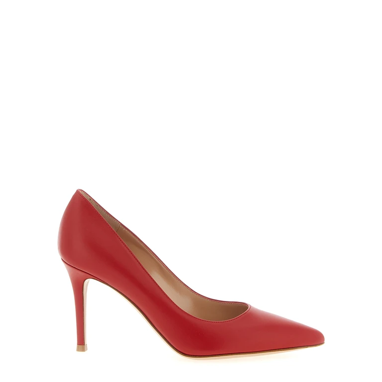 Multicolor Calfskin High Heel Pumps - Women