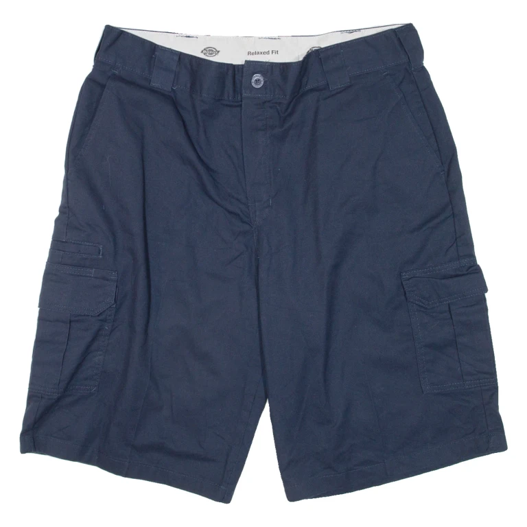 DICKIES Mens Workwear Shorts Blue XL W38