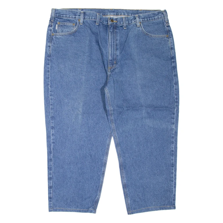 CARHARTT Workwear Mens Jeans Blue Relaxed Tapered W46 L28