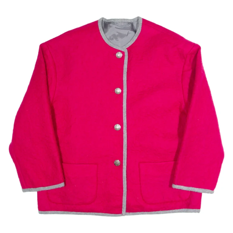 Womens Blazer Jacket Pink L