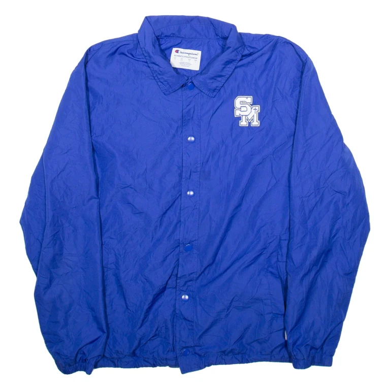 CHAMPION Mens Shell Jacket Blue M