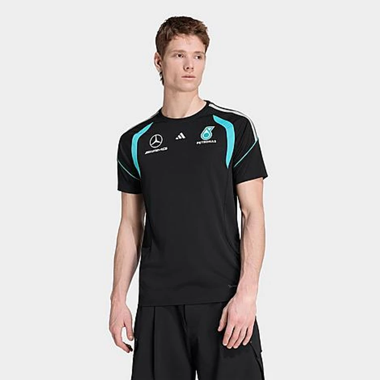 adidas Men's Mercedes-AMG Petronas F1 Team Mechanic Jersey in Black Size: XS