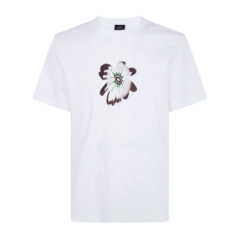 PS PAUL SMITH Mens Regular Fit T Shirt "Flower"
