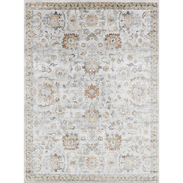 Dion Washable Floral Rug - Clearance