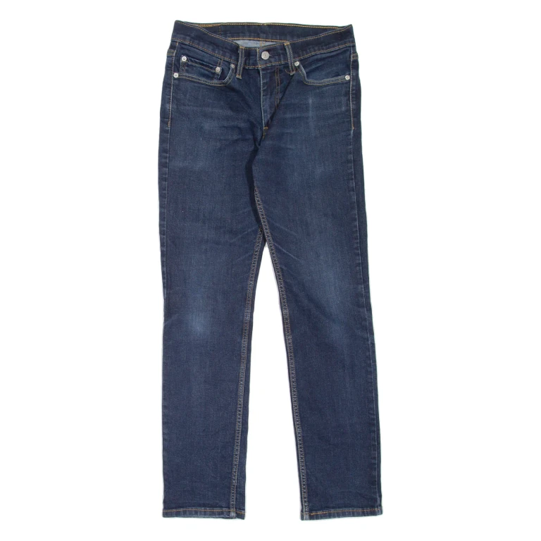 LEVI'S 511 Jeans Mens Blue Slim Straight Stone Wash W31 L32