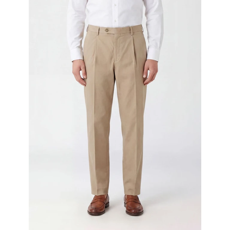 Pants Men color Brown (MANHATTANS30011453)