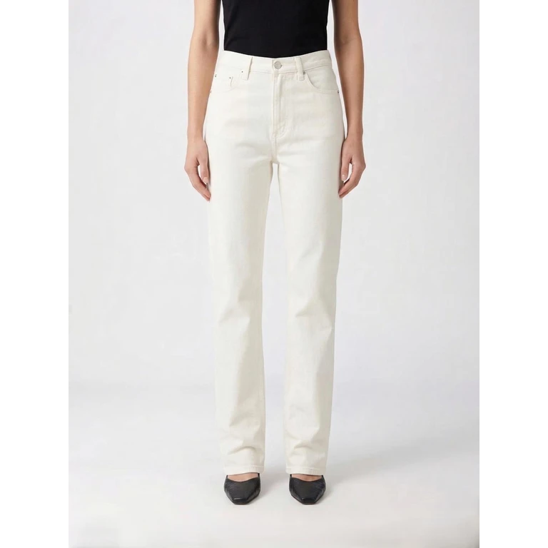LOULOU DE SAISON Jeans Woman color Ivory (JUDELDSIVORY)