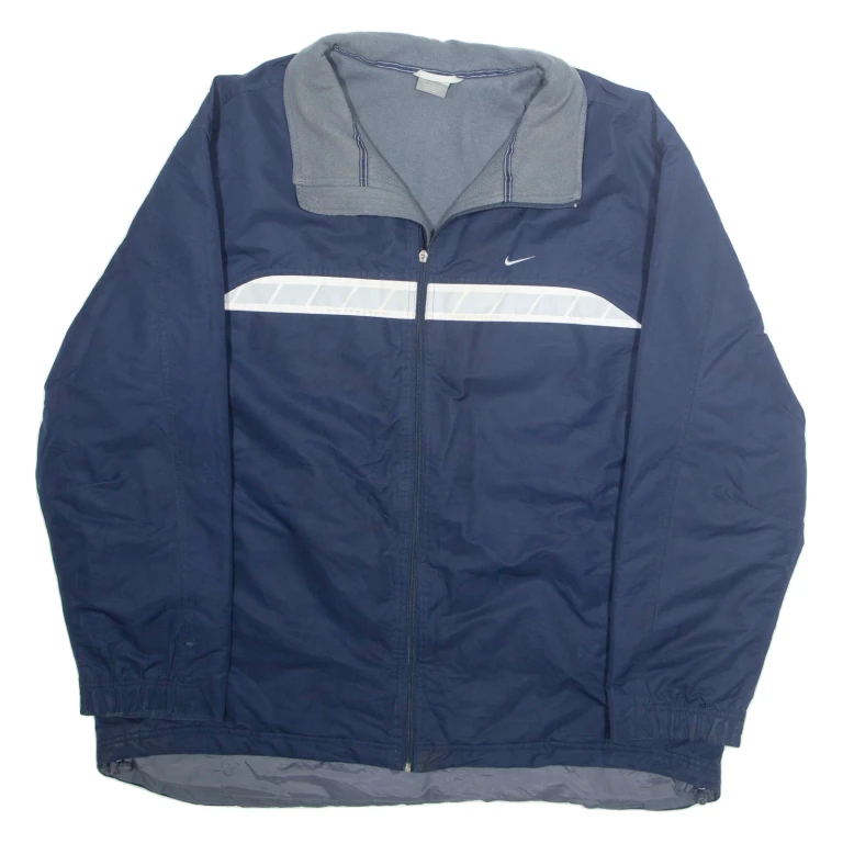 NIKE Mens Jacket Blue 2XL