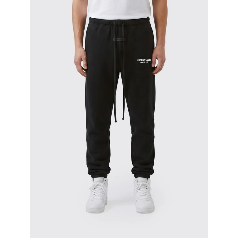 Straight-Leg Cotton-Blend Jogging Trousers with Drawstring and Logo (130AS262031FVB)