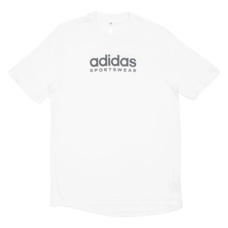 ADIDAS Mens T-Shirt White M
