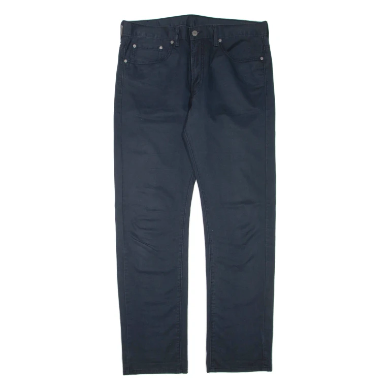 LEVI'S Womens Trousers Black Regular Straight W34 L32