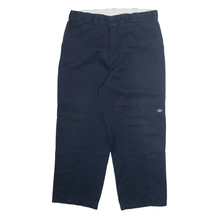 DICKIES Chino Mens Trousers Blue Regular Straight W38 L30
