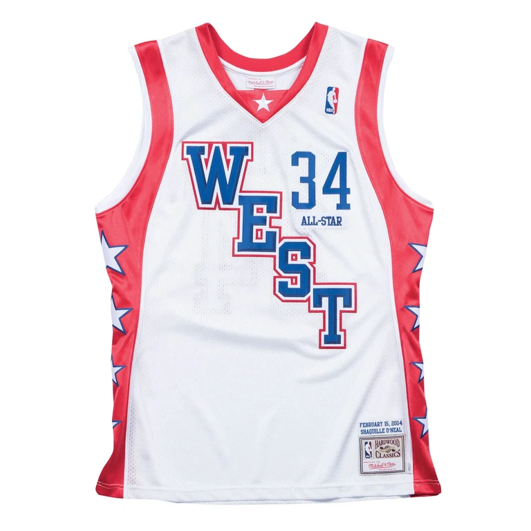 Men's NBA West Authentic Jersey 2004 All-Star Shaquille O'Neal Jerseys