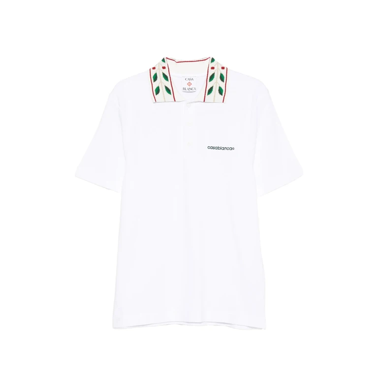 Casablanca Logo-embroidered Polo Shirt