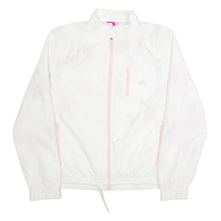 ADIDAS Mesh Lined Womens Coach Jacket White S