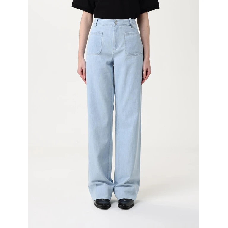 A. P.C. Jeans Woman color Gnawed Blue (COGXF09222IAV)