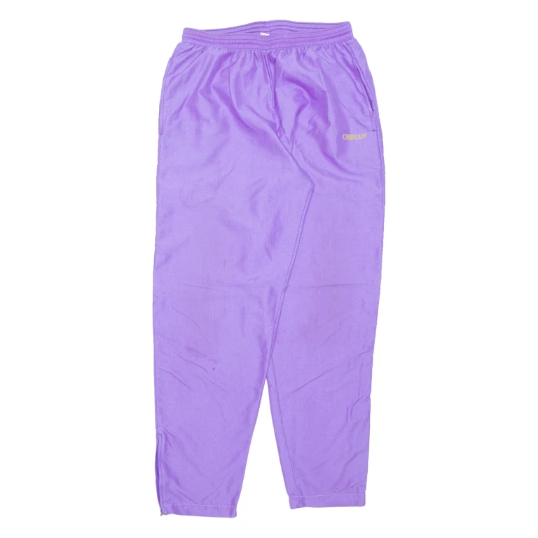 Womens Track Pants Purple Tapered M W28 L31