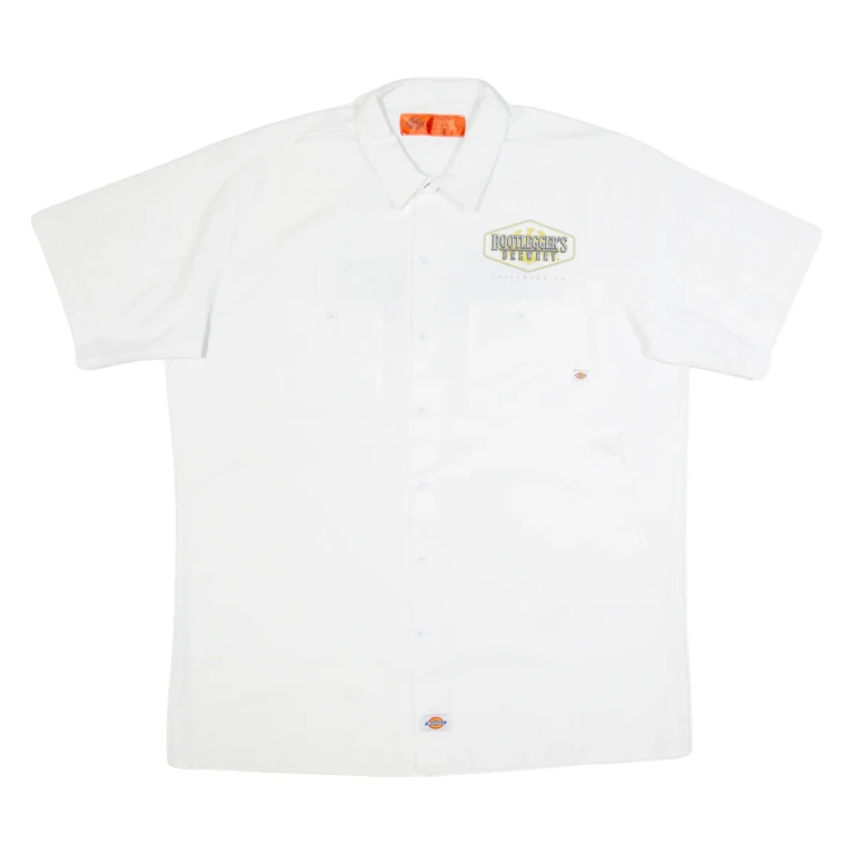 DICKIES Mens Worker Shirt White XL