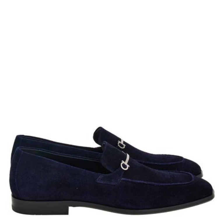 Ferragamo Fedro Gancini Ornament Moccasin, Size 9 E (023573 768860)
