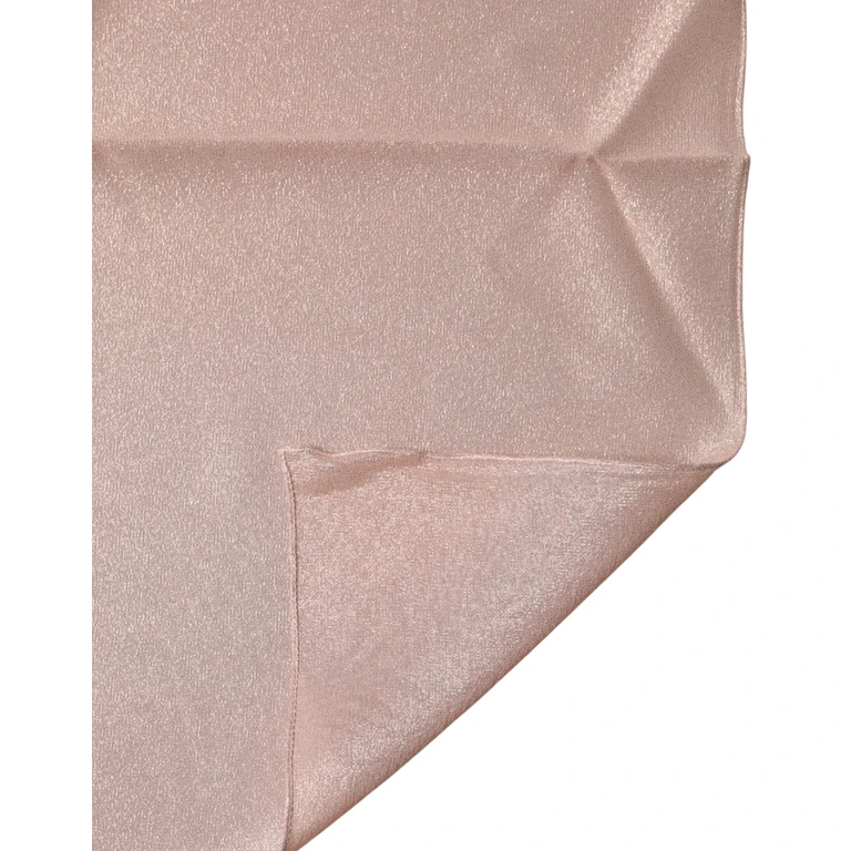 Dolce & Gabbana Light Pink Silk Blend Square Foulard 87.5cm X86.5cm Scarf Polyester Film Fiber+se - Men