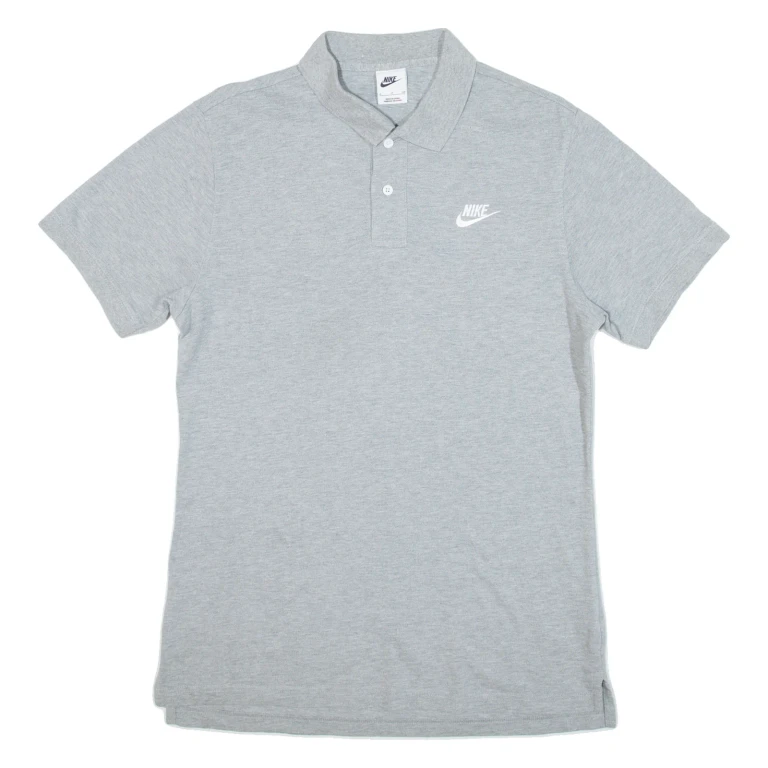 NIKE Mens Polo Shirt Grey S (GG1-170924-18031)