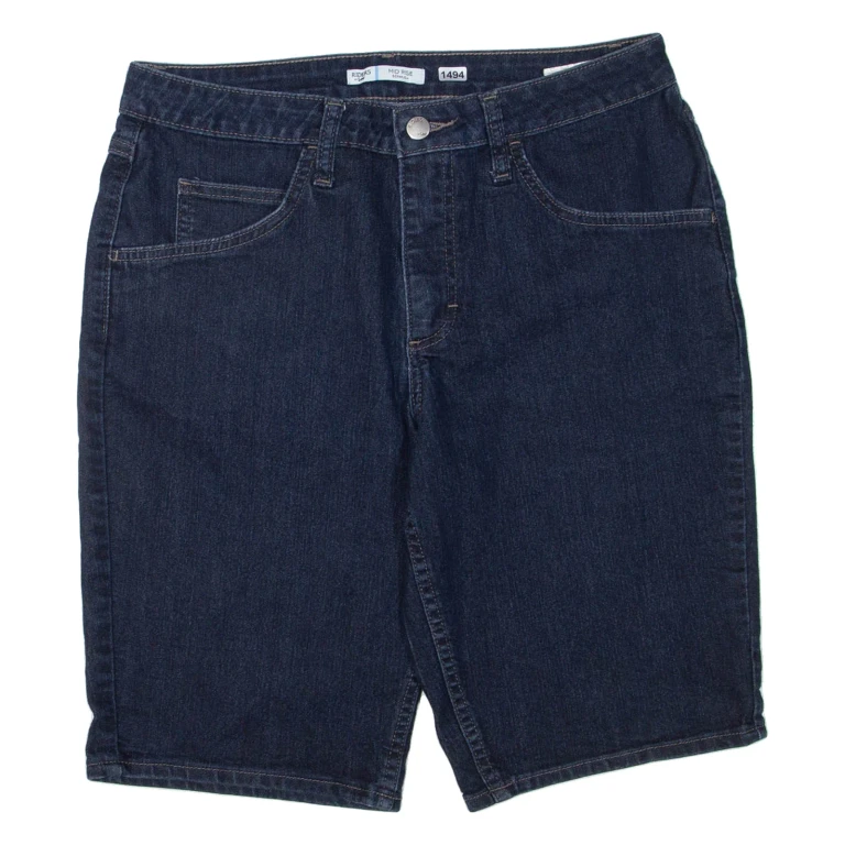 LEE Riders Mid Rise Womens Denim Shorts Blue M W30