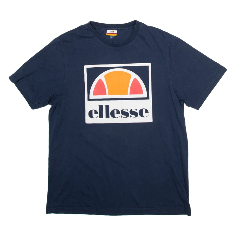 ELLESSE Womens T-Shirt Blue L