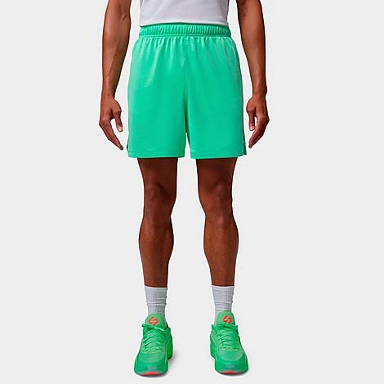 Nike Men's Jordan Sport Essentials Dri-FIT Basketball Shorts in Green Glow Size: XS