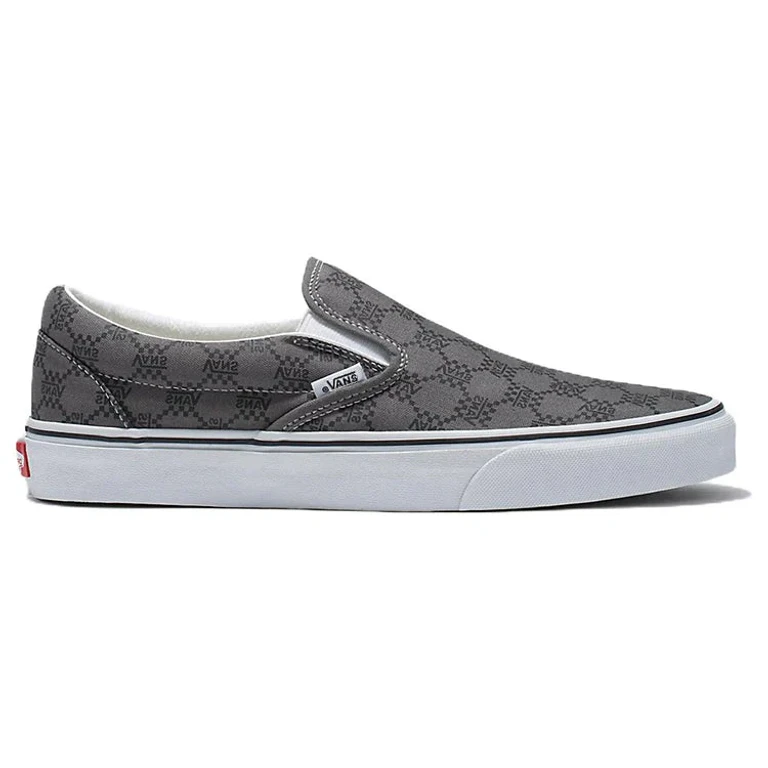 [vn0a7q5dpwt] Mens Vans Classic Slip-on - Monogram Pewter