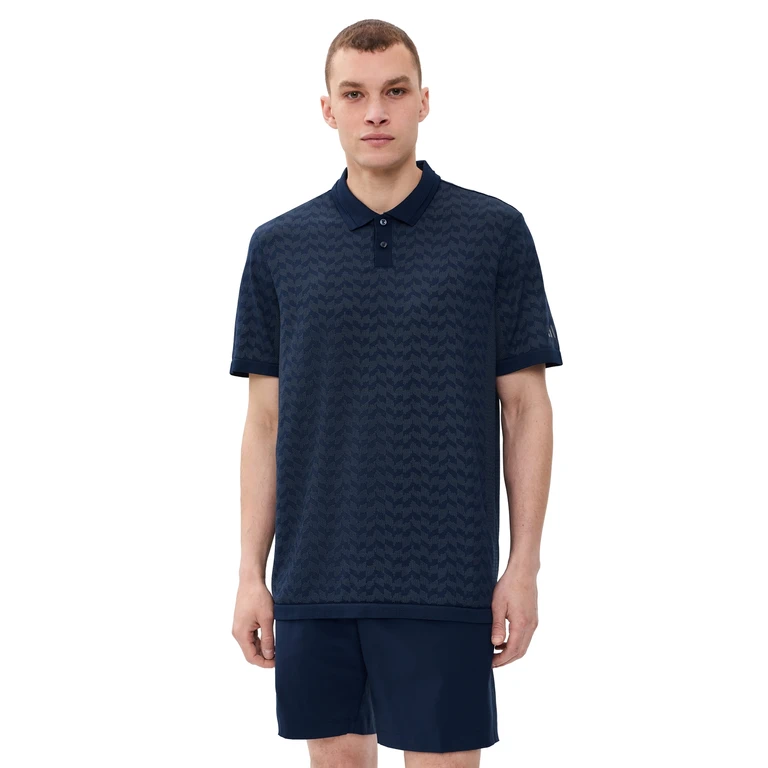 Adidas Golf Ultimate365 Tour Seamless Polo Shirt Collegiate Navy/Wonder Sage L