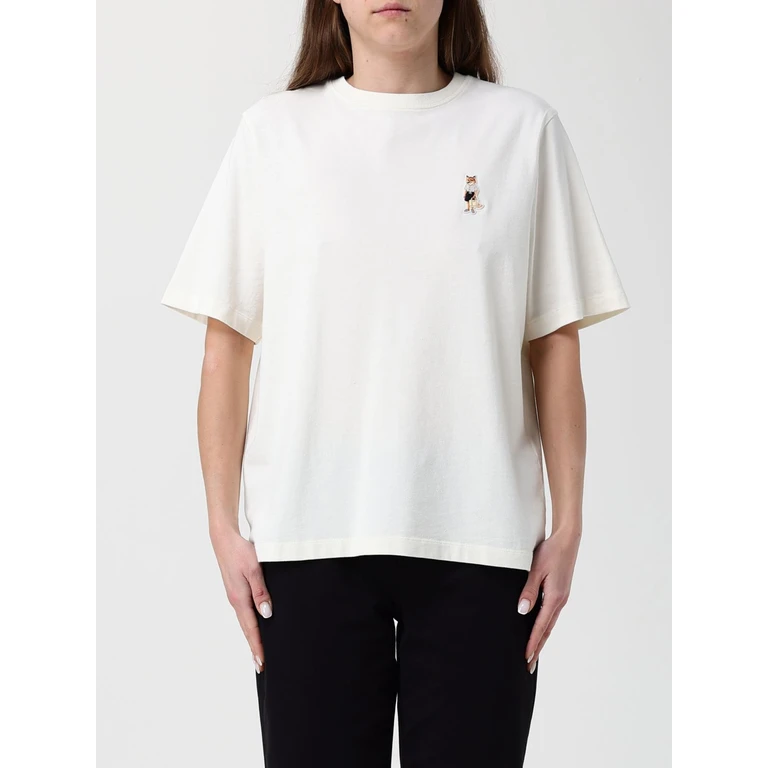 T-Shirt Woman color Ivory (QW00114KJ01190443)