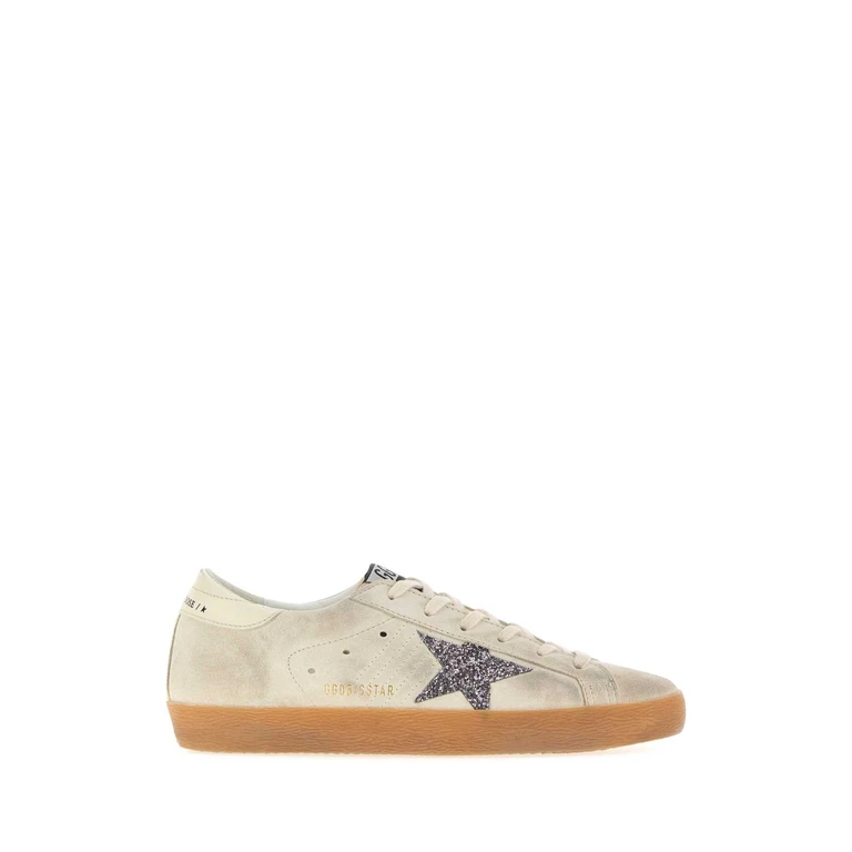 Golden Goose Deluxe Brand Chalk Suede Super Star Sneakers Seepeaantcre - Women