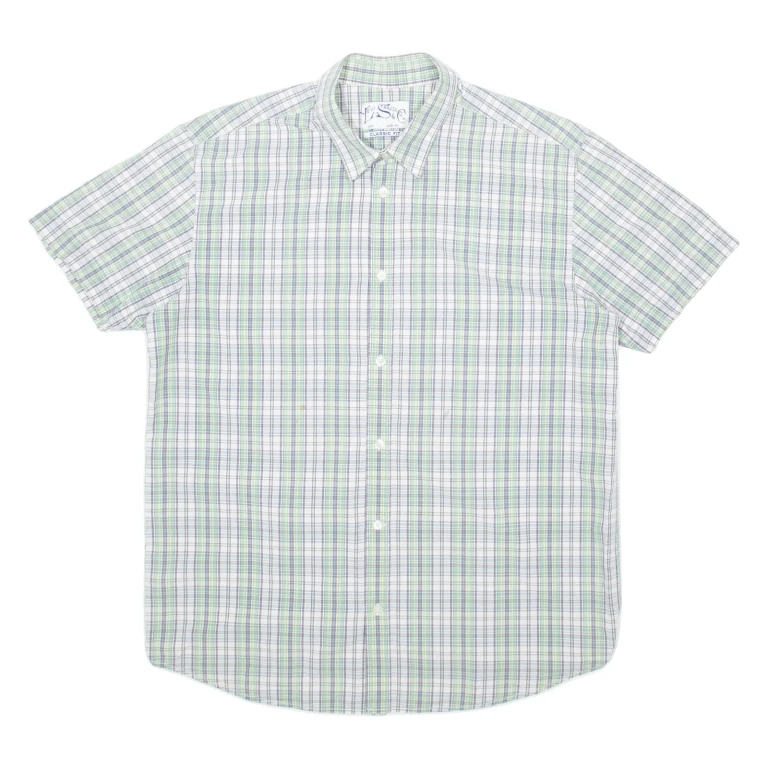 LEVI'S Mens Shirt Green 90s Check XL