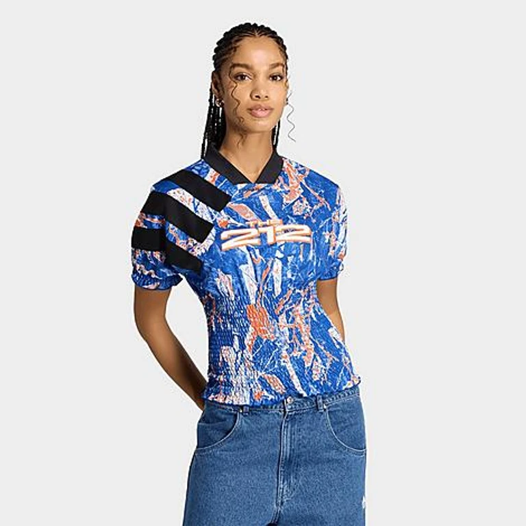 adidas Women's Originals World Cup 26 Host City New York Reconstructed Jersey Size: XS