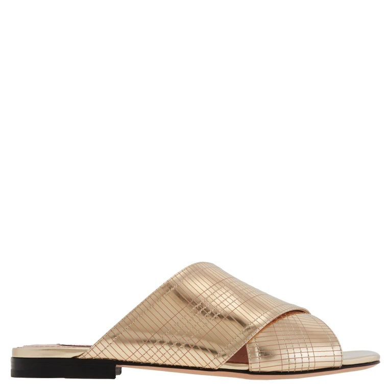 Evoria Crisscross Strap Flat Sandals, Brand Size 35 ( US Size 4.5 )
