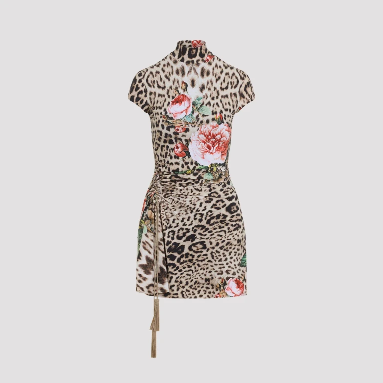 Jaguar Roses Mini Dress