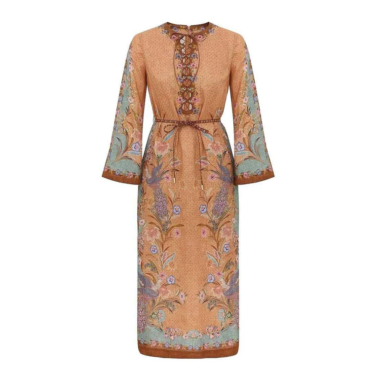 Robe Au Genou - Marron (8077DSS262TSCF)