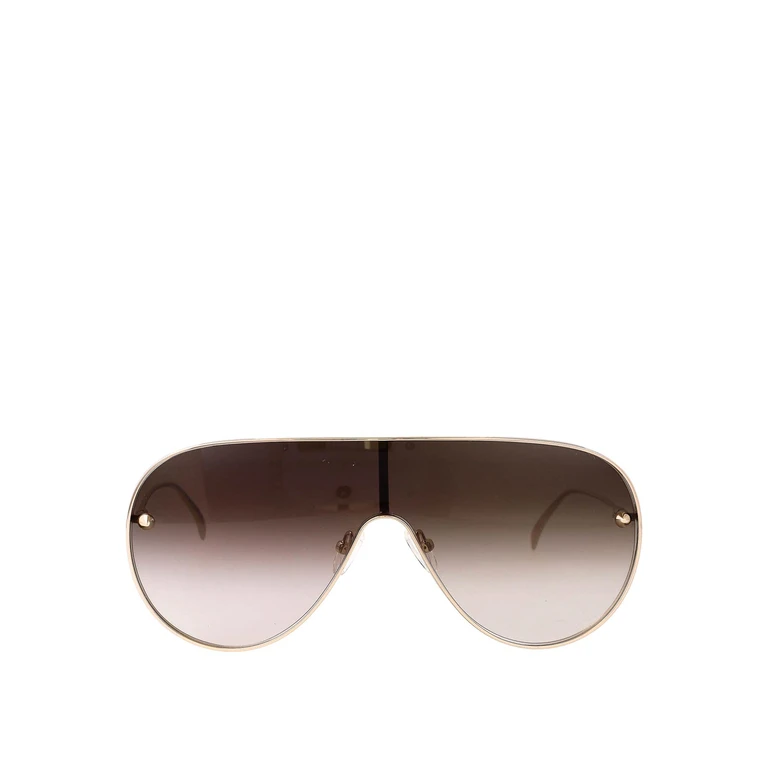 Alexander Mcqueen Lunettes De Soleil - Or