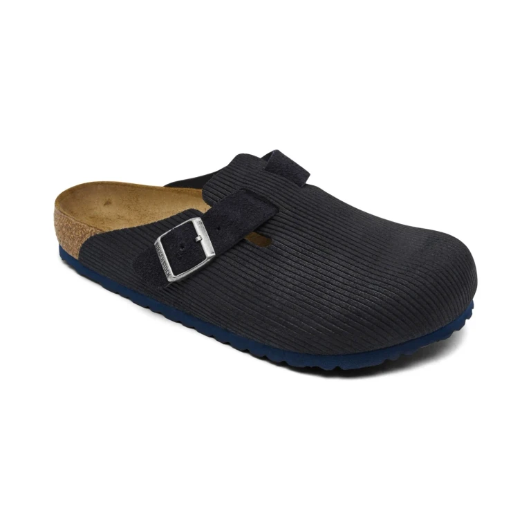Boston Suede Leather Clog