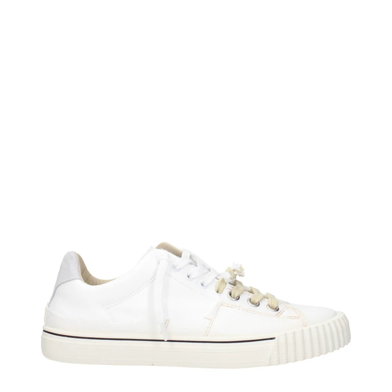 Maison Margiela White Leather Low Top Sneakers - Men