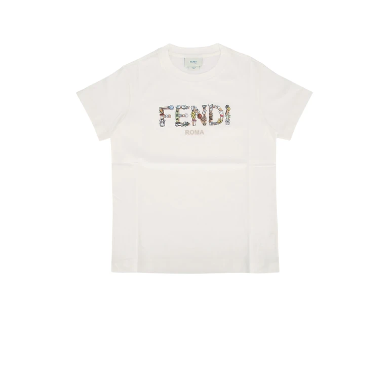 Fendi Kids T-Shirt Jersey Tinto Yale