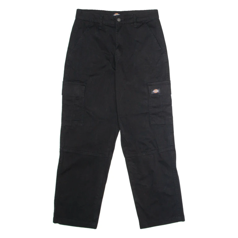 DICKIES Workwear Womens Twill Trousers Black Regular Straight W27 L28