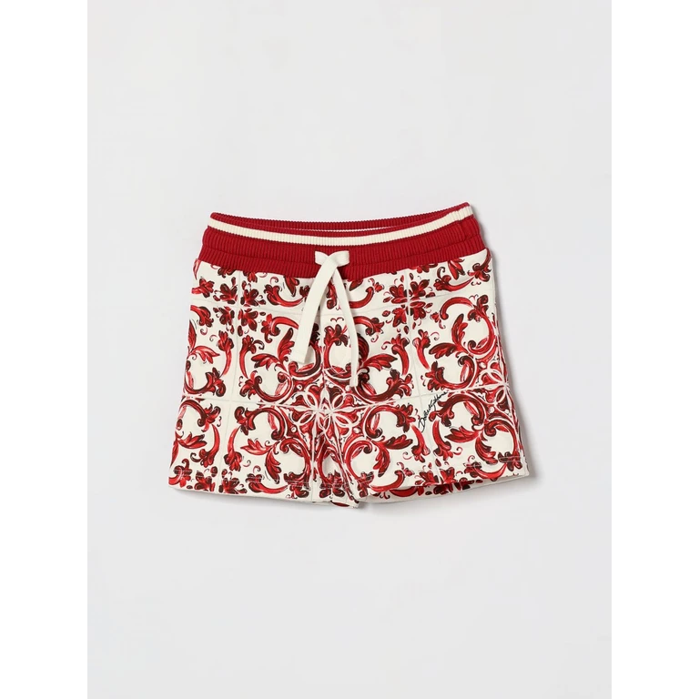 Boy's Majolica Print Cotton Jogger Shorts (L1JQR9II7KUIQ5DQ)