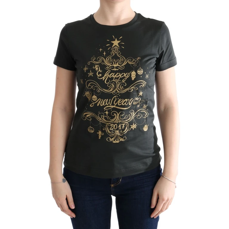 Dolce & Gabbana Green Cotton 2017 Motive T-Shirt - Women
