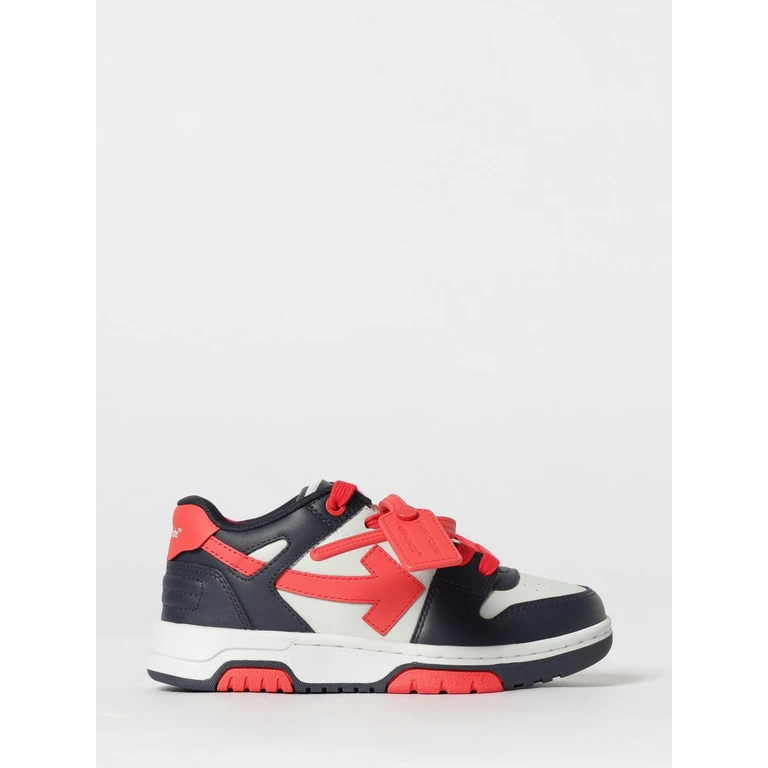 Off-White Kids Out Of Office Leather Sneakers (B011S6L0014625)
