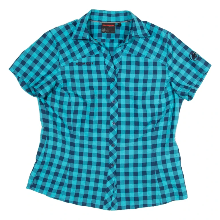 MAMMUT Womens Shirt Blue Check L
