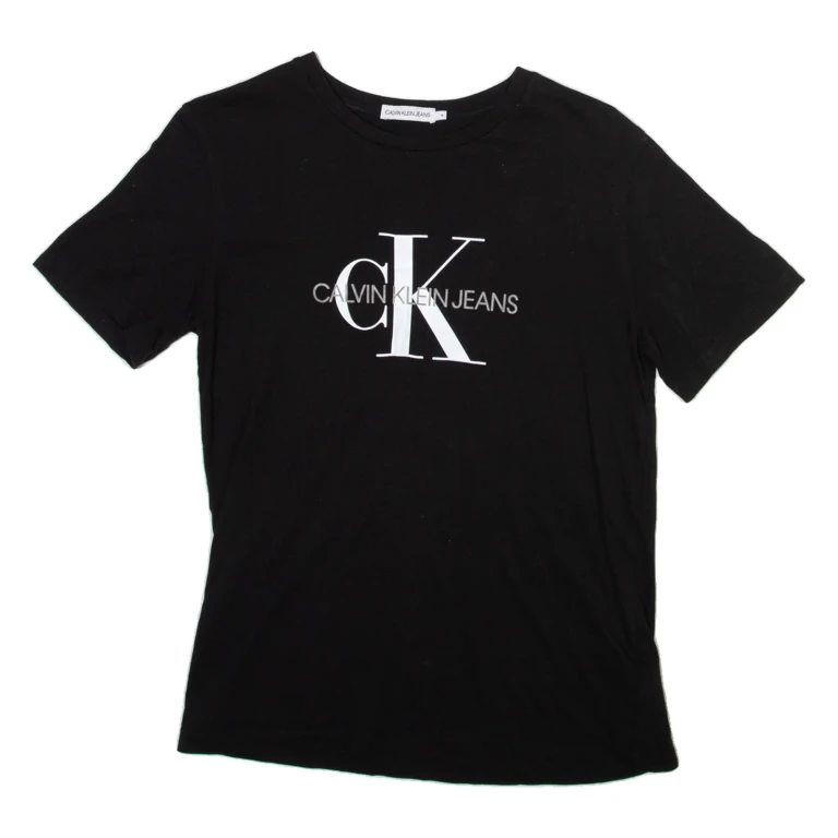 CALVIN KLEIN JEANS Womens T-Shirt Black M