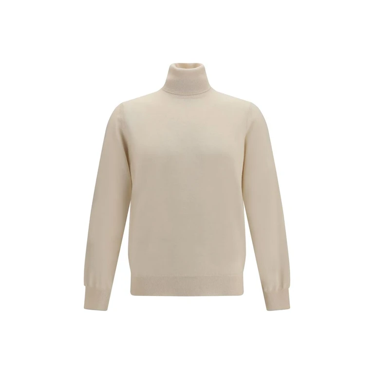 Beige Cashmere Turtleneck Clothing - Men