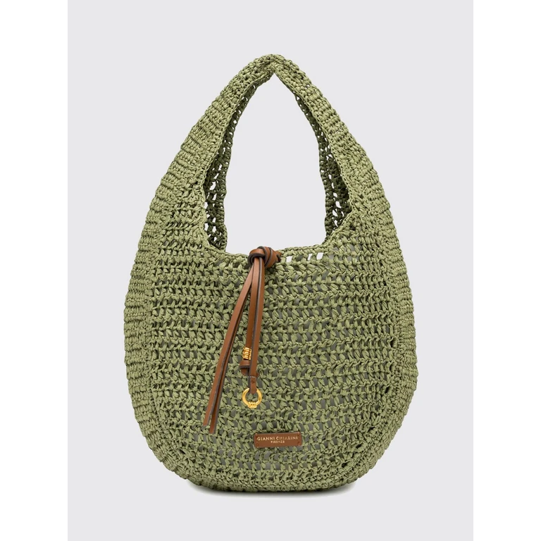 Shoulder Bag Woman color Green (BS11954COMMSTRCRCH11730)
